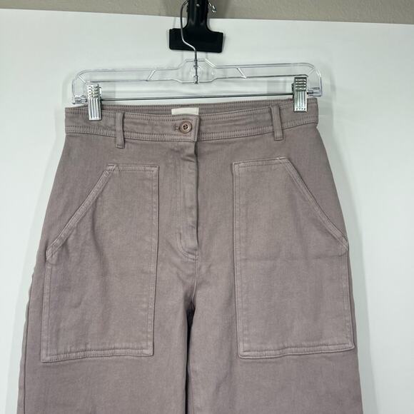 Wilfred Free Aritzia Modern Utility Pants in Purple Slate - Picture 3 of 9